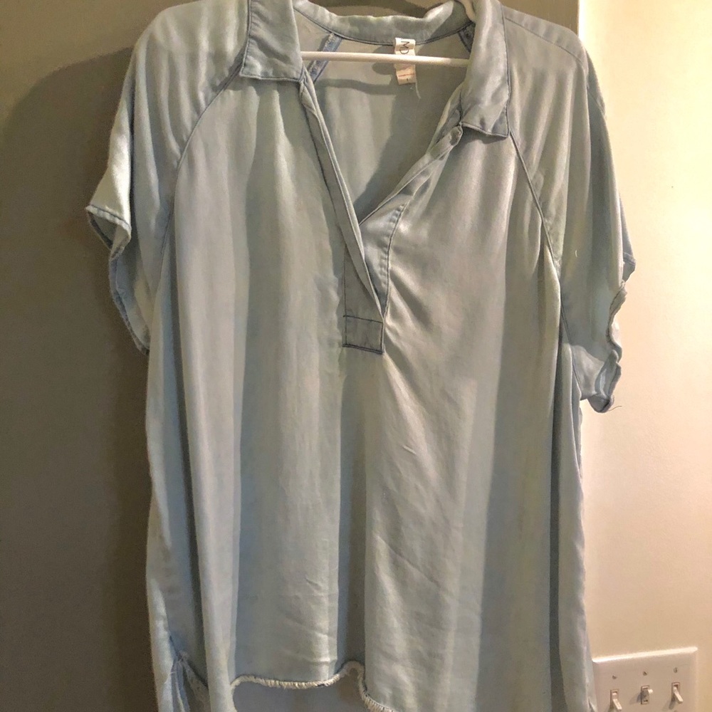 Anthropologie Amadi Chambray Shirt
